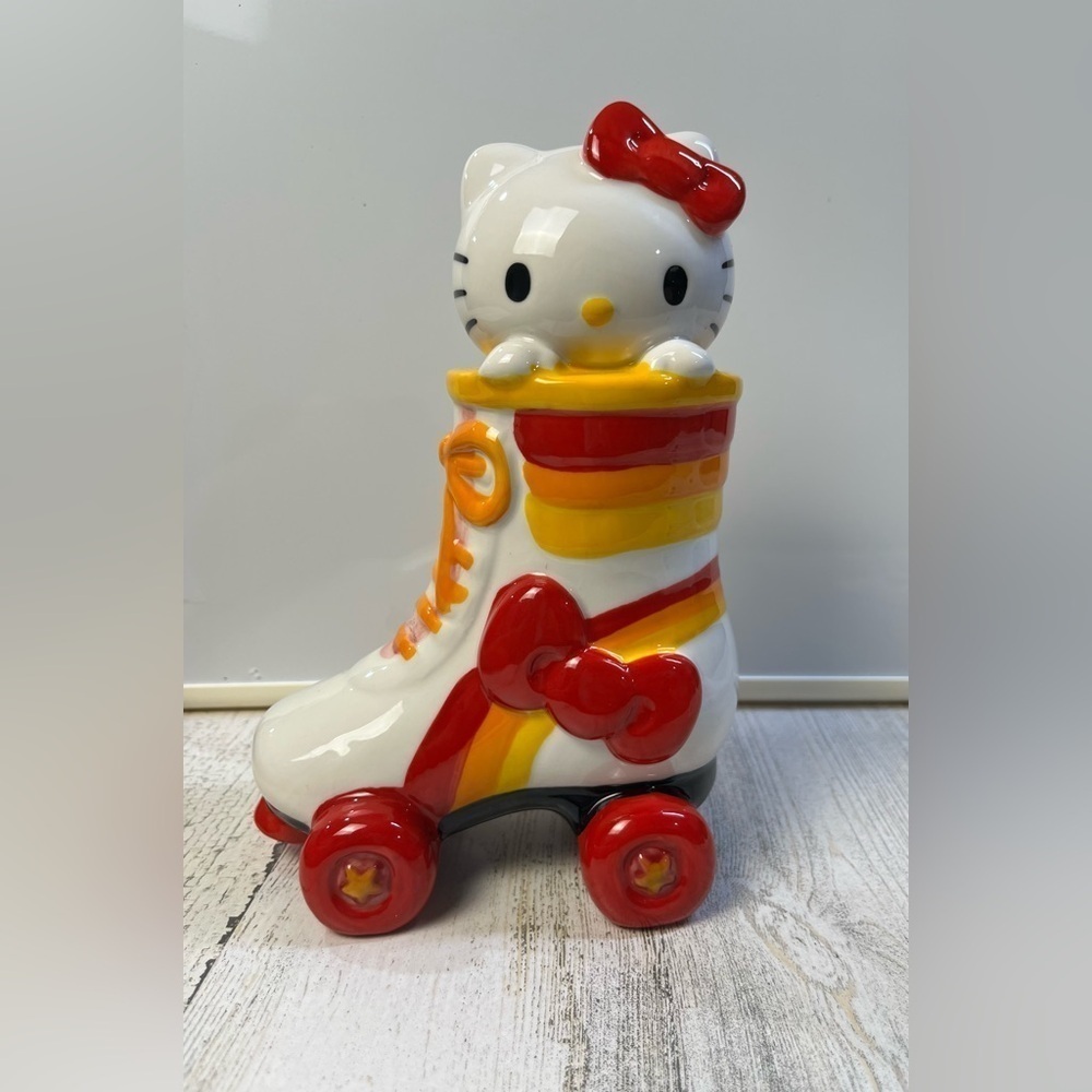 Blue Sky Clayworks Hello Kitty Roller Derby Skate Ceramic Figurine NEW